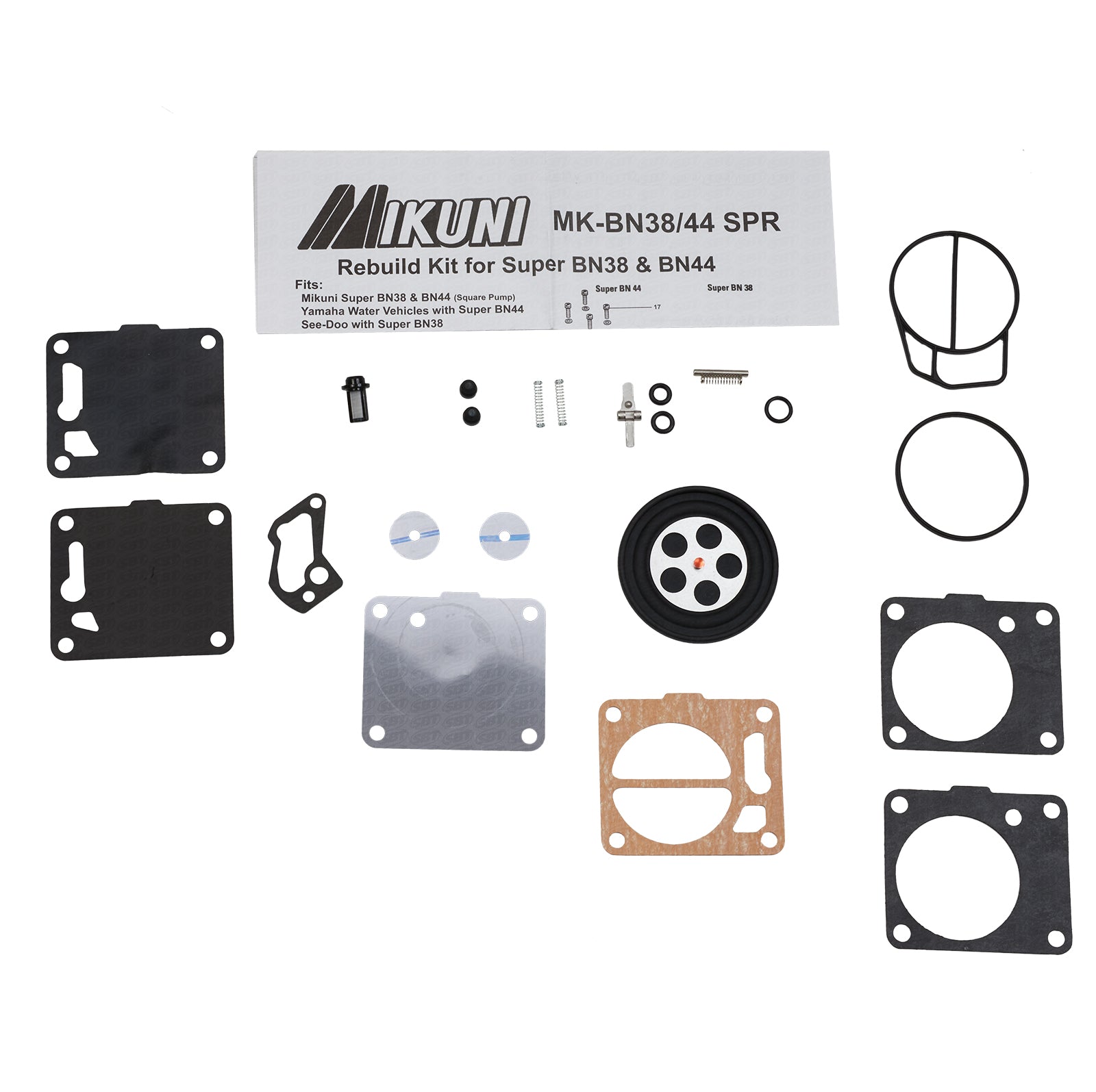 MK-BN38/44-SPR (Mikuni Carb. Rebuild Kit for SBN38 and BN44 Square