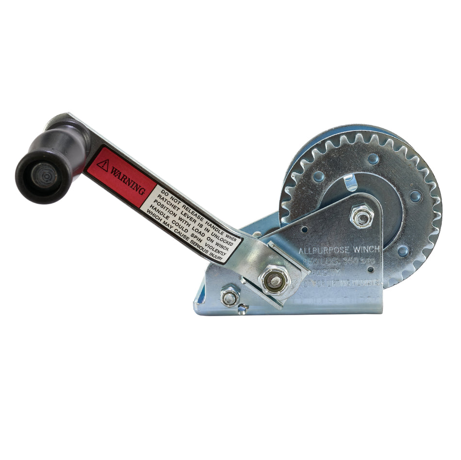 Winch Single Speed 850lb Capacity