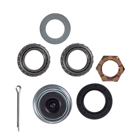 Trailer hub kit, 4-bolt hub with 1-inch bearing size for Jet Ski trailer wheels