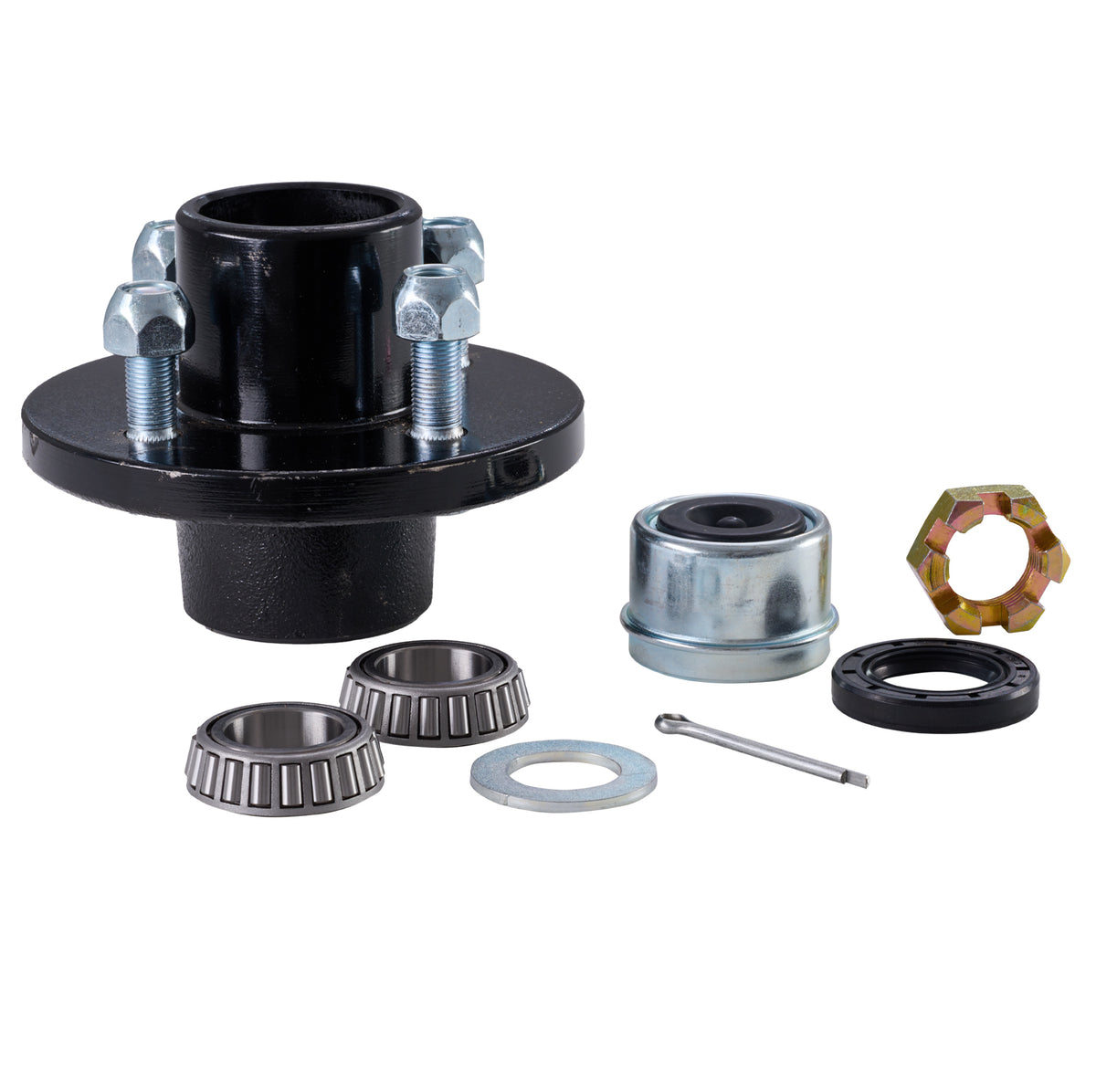 4-bolt trailer hub kit with 1 1/16-inch bearing size for Jet Ski trailer
