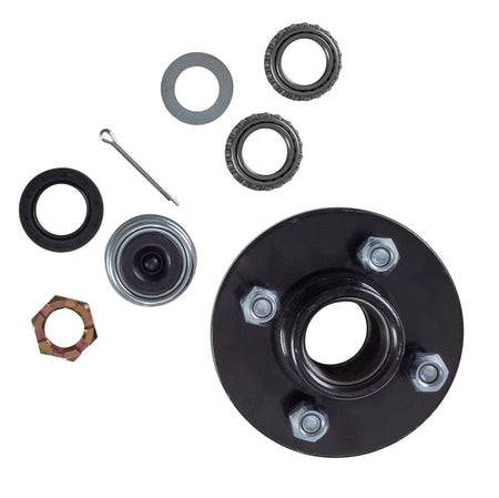 4-bolt trailer hub kit with 1 1/16-inch bearing size for Jet Ski trailer