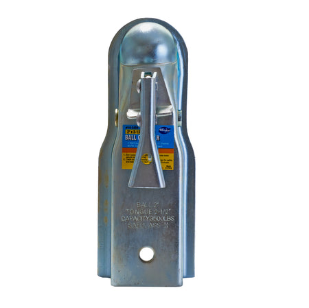 Trailer coupler for 2-inch ball and 2-1/2-inch channel, 3500 lb capacity, suitable for Jet Ski trailer