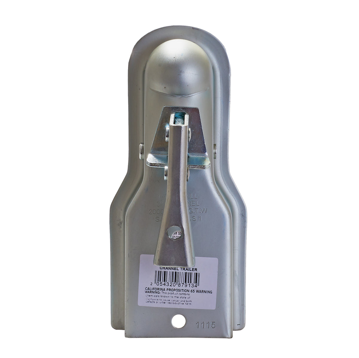 Trailer coupler for 1-7/8 in ball and 3 in channel, 2000 lb capacity, suitable for Jet Ski trailer