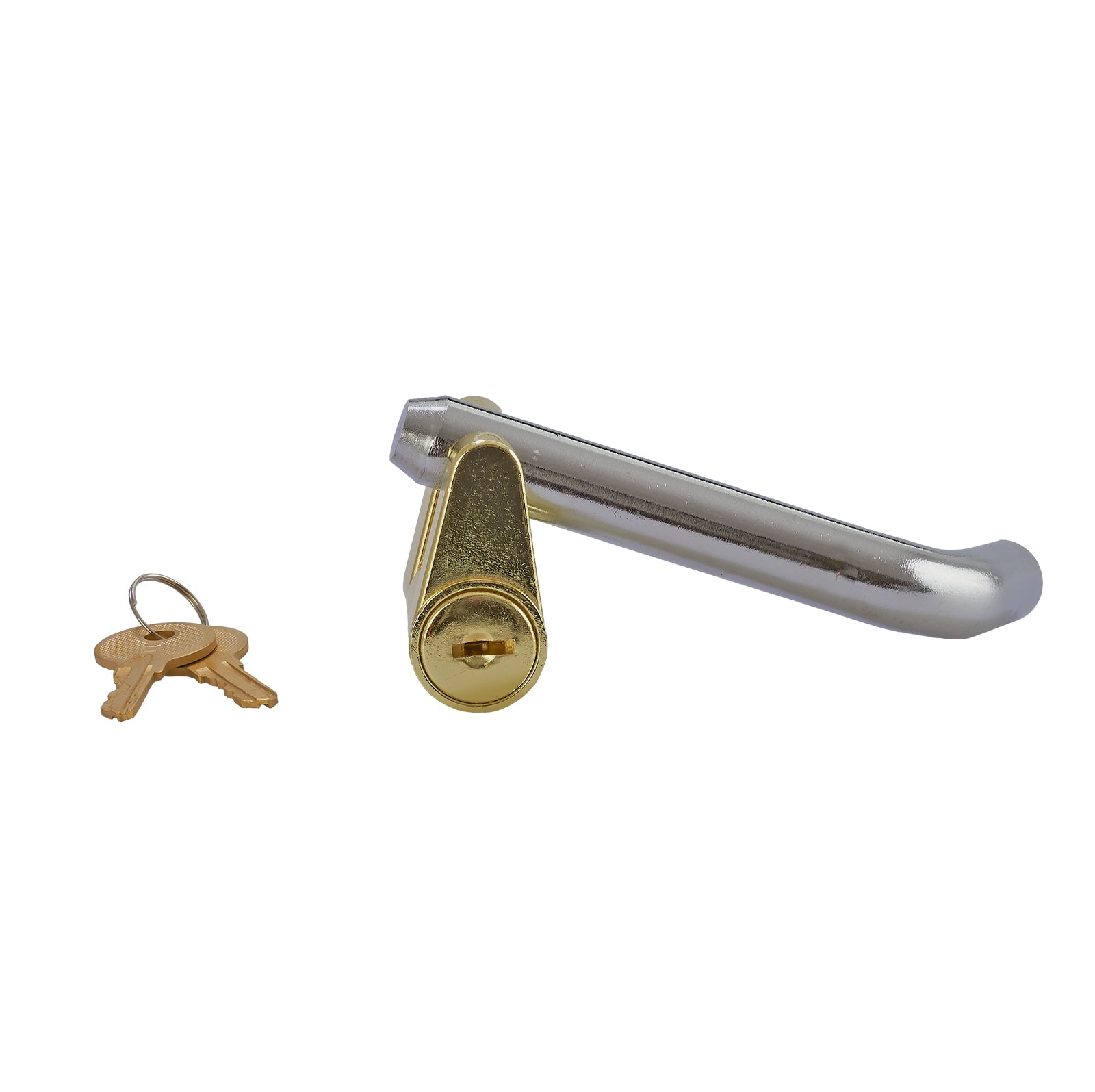 Trailer hitch lock with pin for Jet Ski trailer couplers, keyed locking mechanism to secure hitch connection