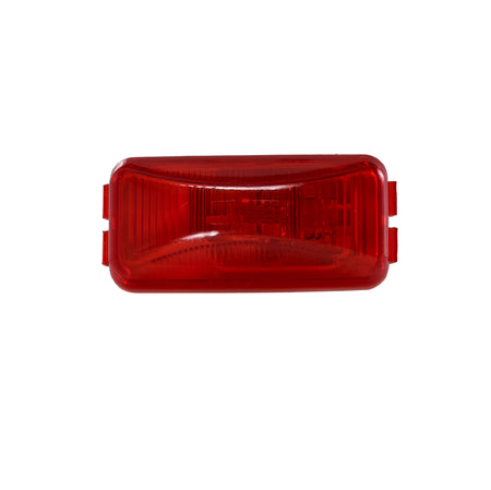 Rectangular clearance marker light for Jet Ski trailer, amber lens with mounting base