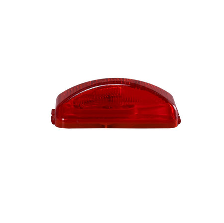 Rectangular clearance marker light for Jet Ski trailer, amber lens with mounting base