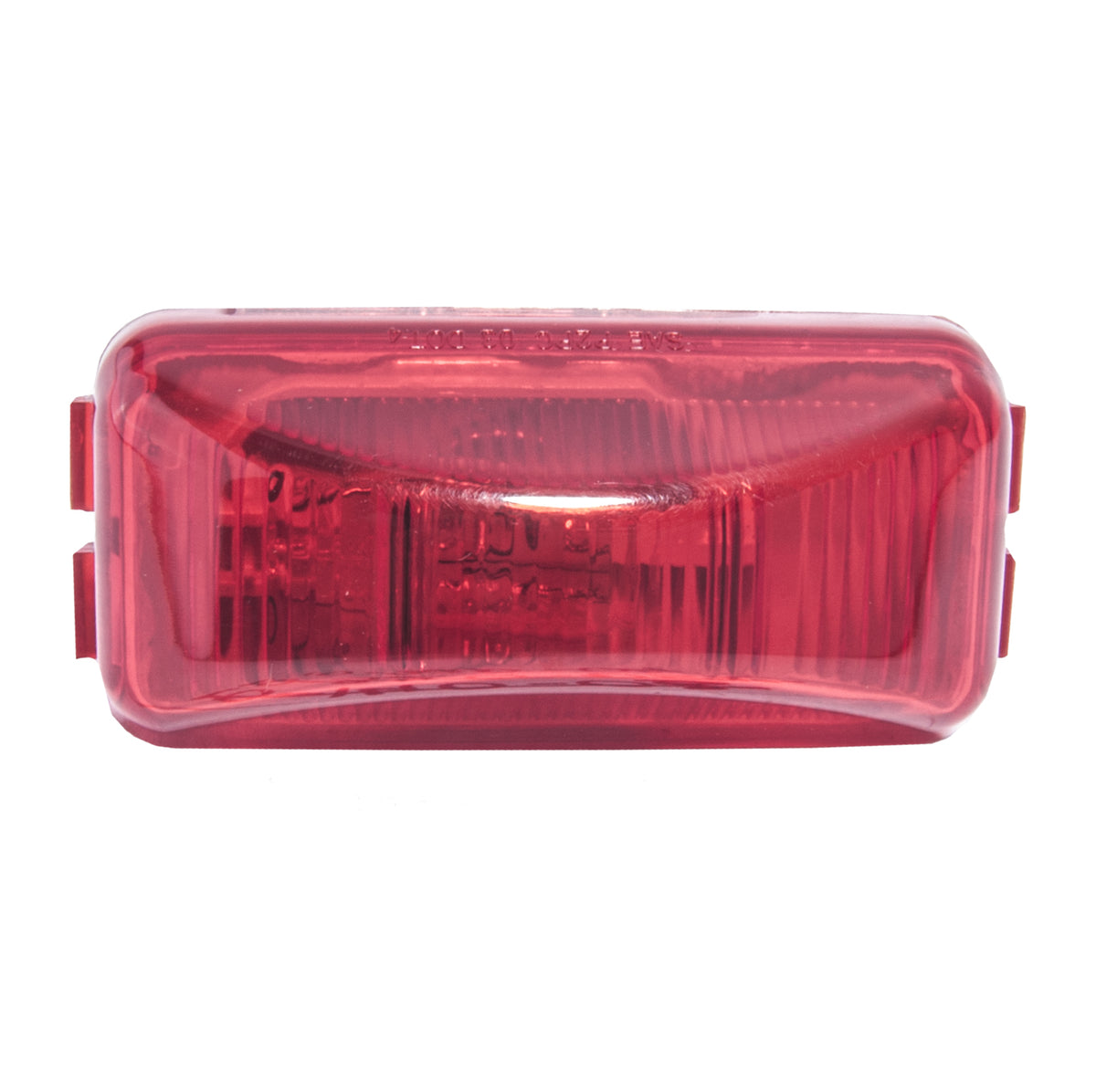 Rectangular clearance marker light for Jet Ski trailer, amber lens with mounting base