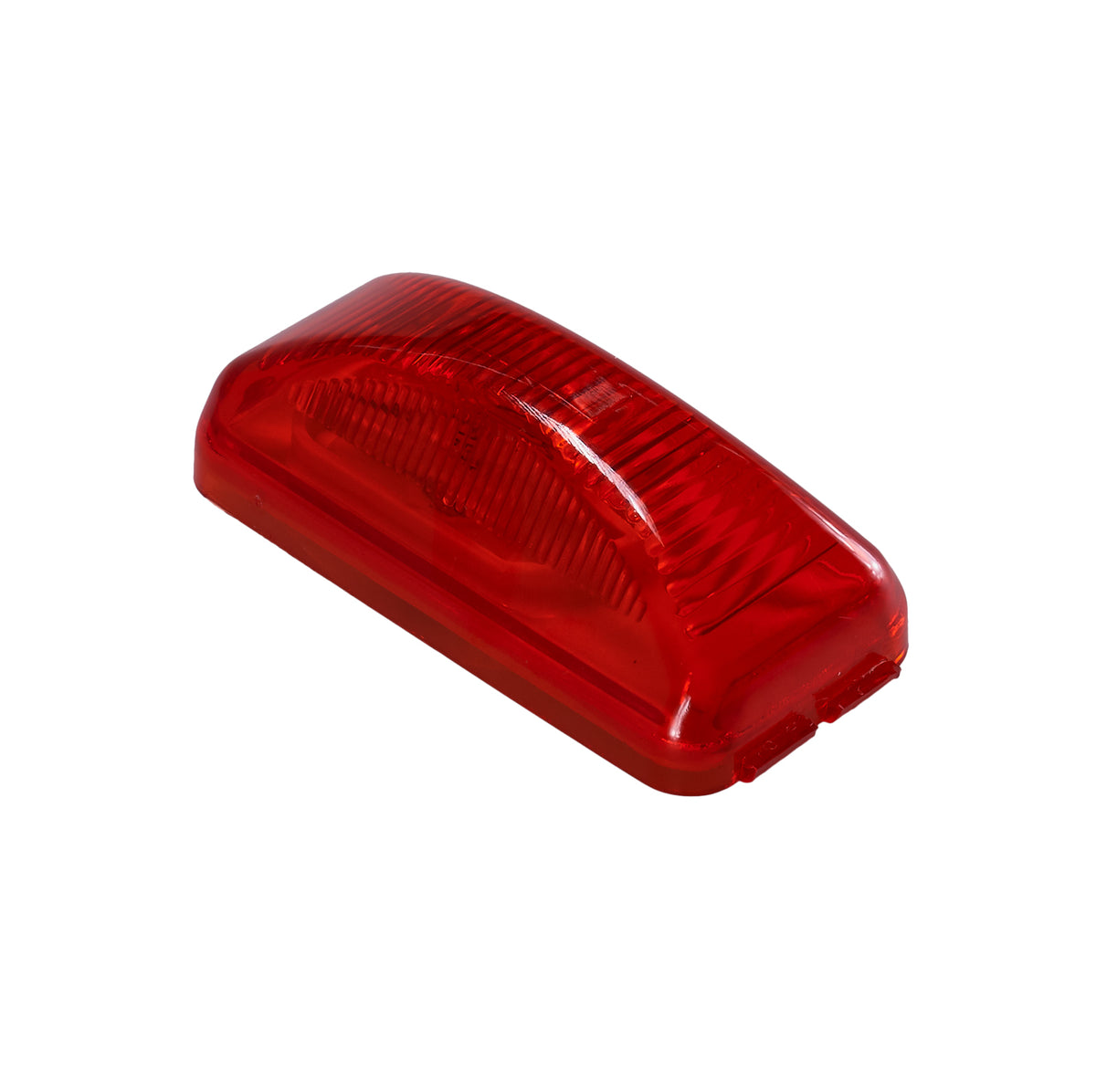 Rectangular clearance marker light for Jet Ski trailer, amber lens with mounting base
