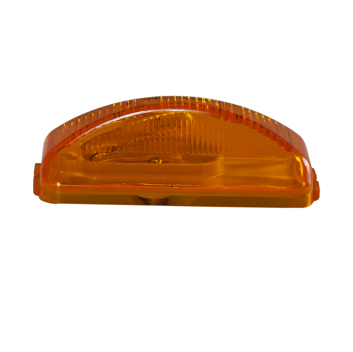 Rectangular amber marker light for Jet Ski, lens and housing shown