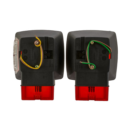Submersible trailer light kit for Jet Ski trailers, with waterproof LED tail lights and wiring harness