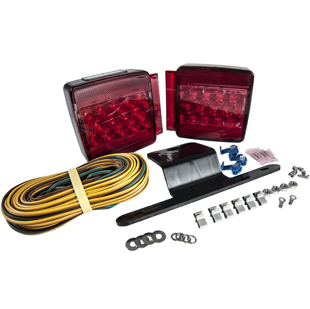 LED trailer light kit for 80-inch wide trailers, 14-diode lights, compatible with Jet Ski trailers
