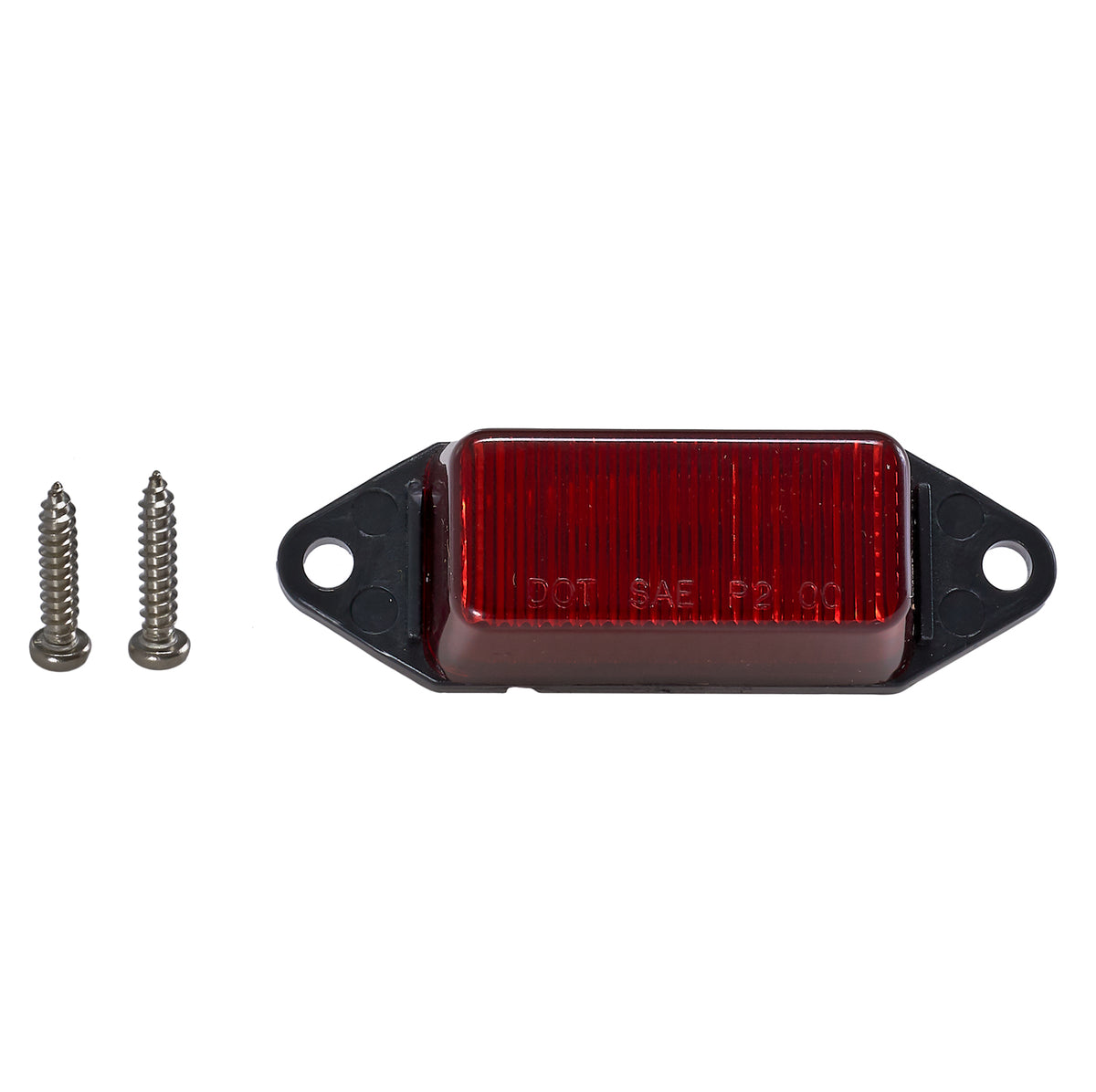 Rectangular red LED trailer clearance marker light, Jet Ski compatible