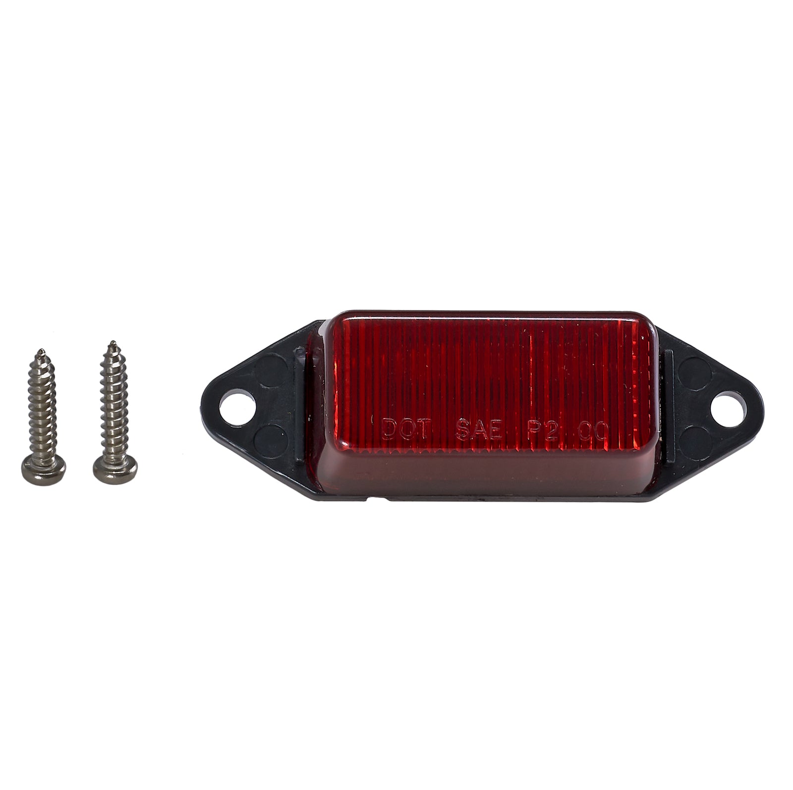 Rectangular red LED trailer clearance marker light, Jet Ski compatible