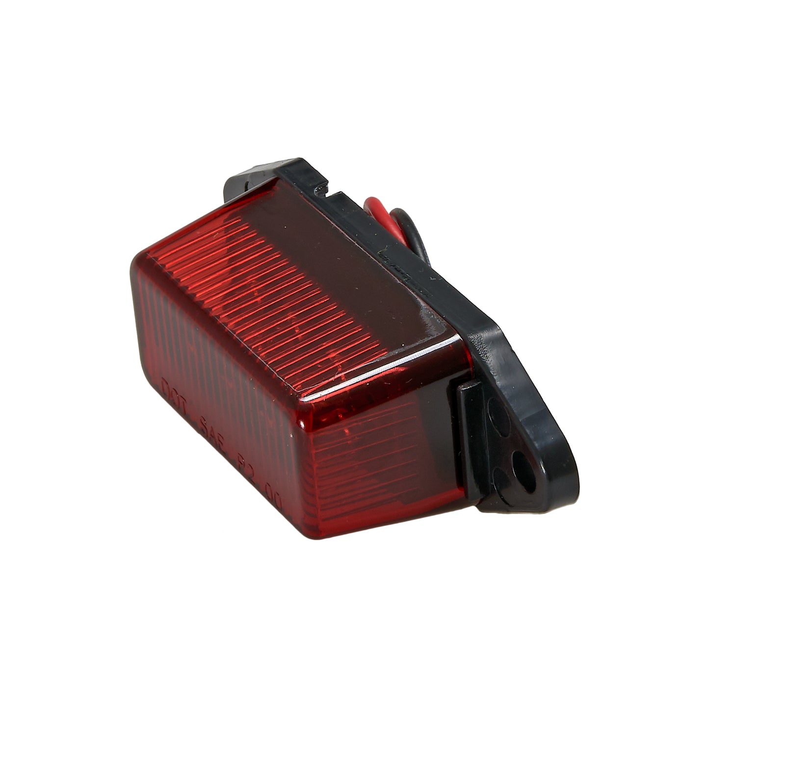 Rectangular red LED trailer clearance marker light, Jet Ski compatible
