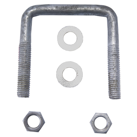 Galvanized U-bolt, 1/2 in x 3 1/16 in x 3 3/16 in, for Jet Ski applications