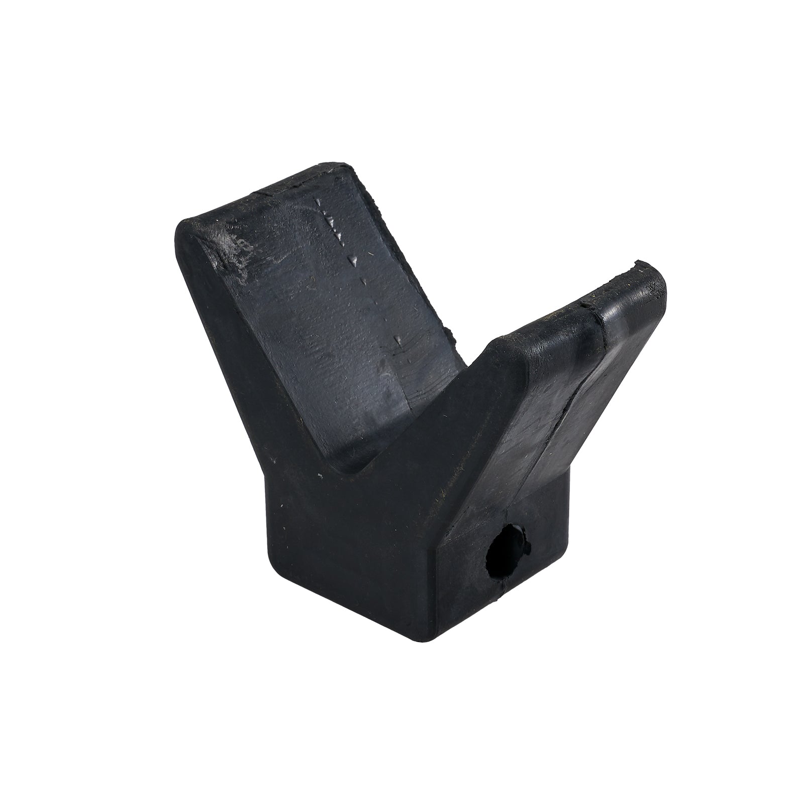 Trailer bow stop with 1/2-inch diameter shaft, 2-inch base, 3-inch high by 3-inch wide for Jet Ski trailer bow support