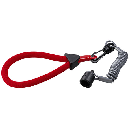 DESS wrist/vest lanyard for Sea-Doo Jet Ski with quick-release clip and DESS key connection