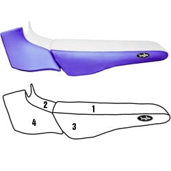BlackTip Jetsports custom seat cover for Sea-Doo GT family Jet Ski models 1990-2000