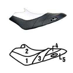 BlackTip Jetsports custom seat cover for Sea-Doo RX family 2000-2003 Jet Ski