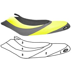 BlackTip Jetsports custom seat cover for Sea-Doo RXP and RXP SC 2004-2009 Jet Ski