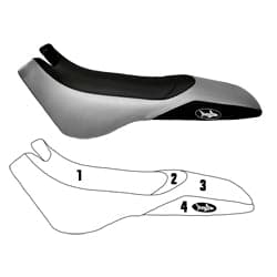 BlackTip Jetsports custom seat cover for Sea-Doo 1993-1996 XP, SP 1994-1999 Touring Jet Ski