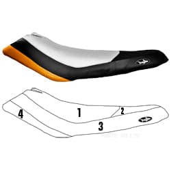 BlackTip Jetsports custom seat cover for Sea-Doo RXP X 255 Jet Ski, fits 2008-2011 models