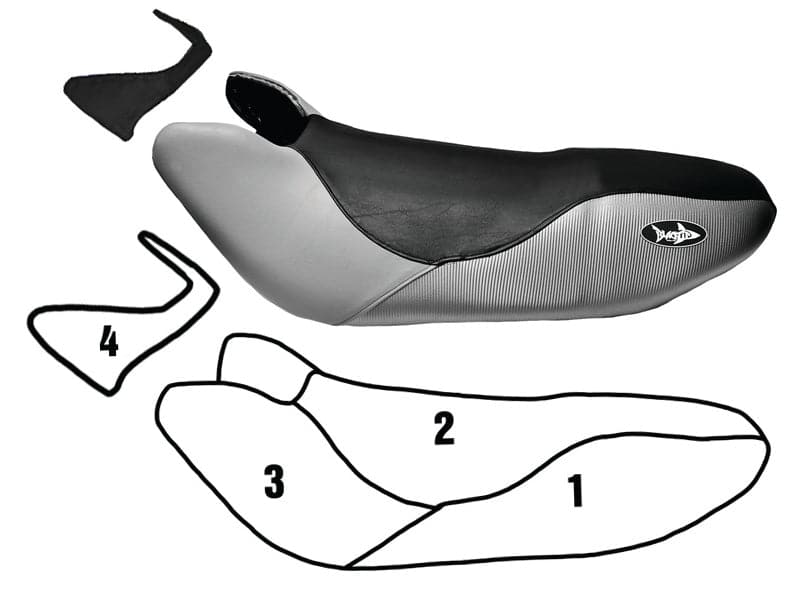 BlackTip Jetsports custom seat cover for Kawasaki Ultra 150/Ultra 130 1999-2005 Jet Ski