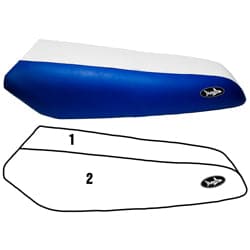 BlackTip Jetsports custom Jet Ski seat cover for Kawasaki 750 SS SX Xi 1992–1997 in black