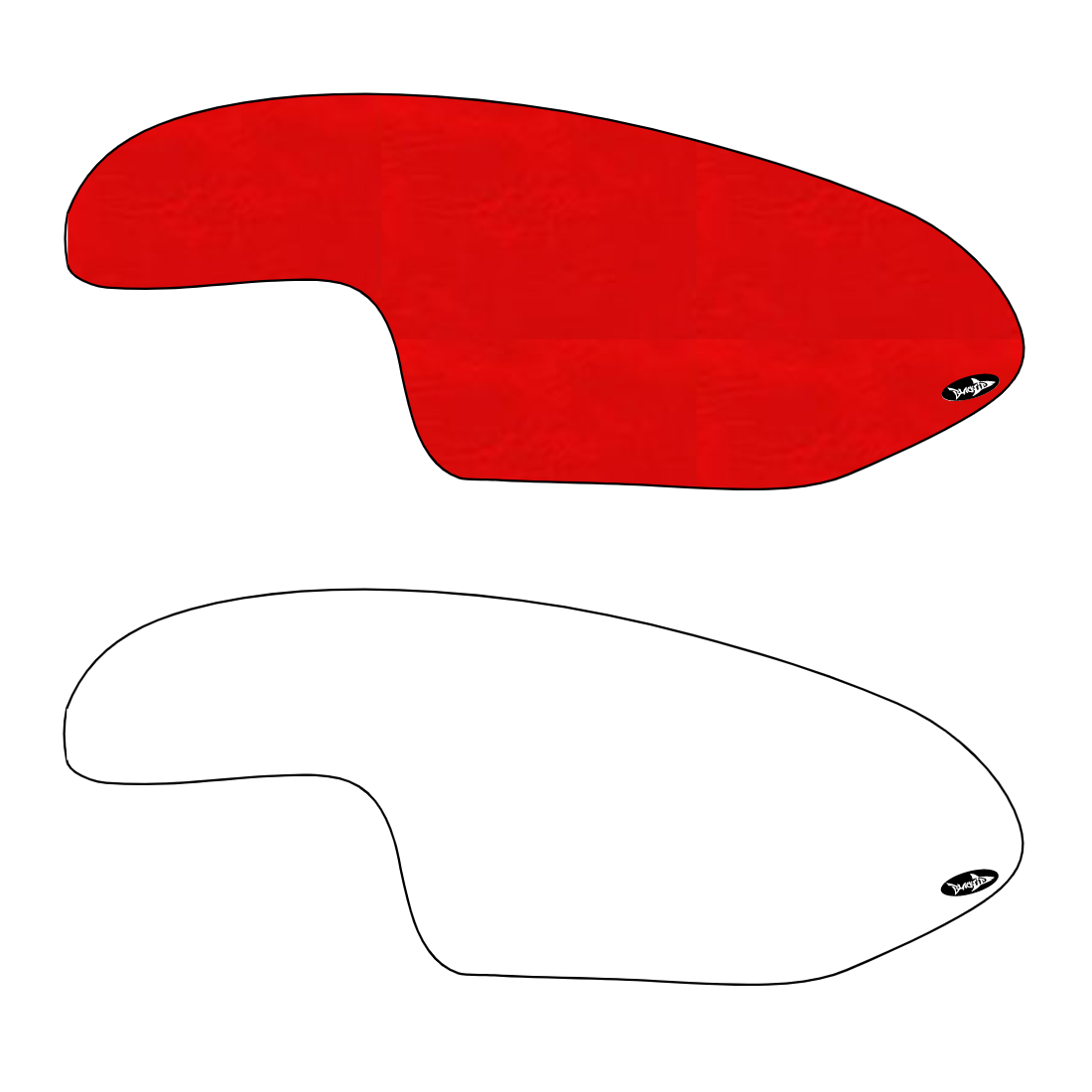 BlackTip Jetsports custom chinpad cover for Yamaha 1996-2009 Super Jet chinpad, fits WaveRunner Jet Ski