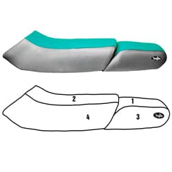 BlackTip Jetsports custom seat cover for Yamaha Wave Venture 700/1100 1995-1996 WaveRunner Jet Ski