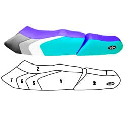 BlackTip Jetsports custom seat cover for 1997-1998 Yamaha Wave Venture WaveRunner Jet Ski