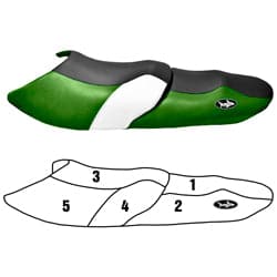 BlackTip Jetsports custom seat cover for Yamaha WaveRunner XL 1200 Ltd XL800 1999-2001 Jet Ski