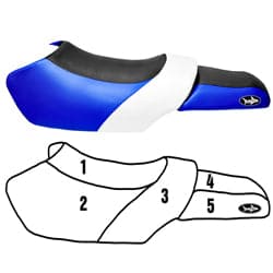 BlackTip Jetsports custom seat cover for Yamaha WaveRunner GP760/GP800/GP1200/Venture 1997-2000 Jet Ski