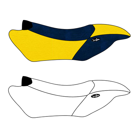 BlackTip Jetsports custom seat cover for Yamaha WaveRunner GP800R/GP1200R 2000-2002 Jet Ski