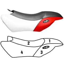 BlackTip Jetsports custom seat cover for Yamaha WaveRunner GP800, GP800R, GP1300R (2001-2008) Jet Ski