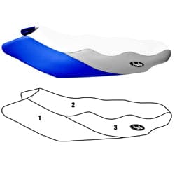 BlackTip Jetsports seat cover for Yamaha WaveRunner VX110 Sport/Deluxe non-cruiser 2005–09 Jet Ski
