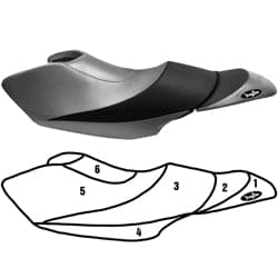 BlackTip Jetsports custom seat cover for Yamaha WaveRunner FZR 2009-2011 Jet Ski