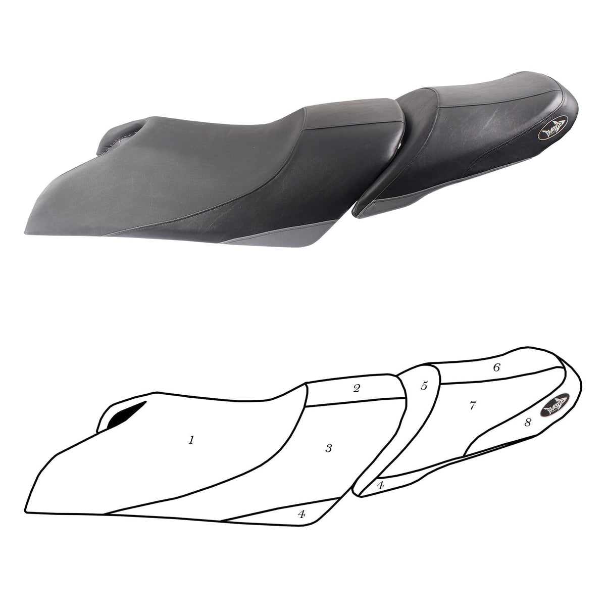BlackTip Jetsports custom seat cover for Yamaha WaveRunner VX, VXS and VX Deluxe 2015–2020 Jet Ski