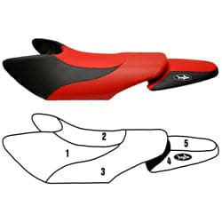 BlackTip Jetsports custom seat cover for Honda Aquatrax F12/F12X 2002–2007 Jet Ski