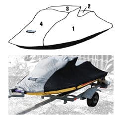 Watercraft Superstore trailerable storage cover with vents for Sea-Doo 1993-1996 Jet Ski
