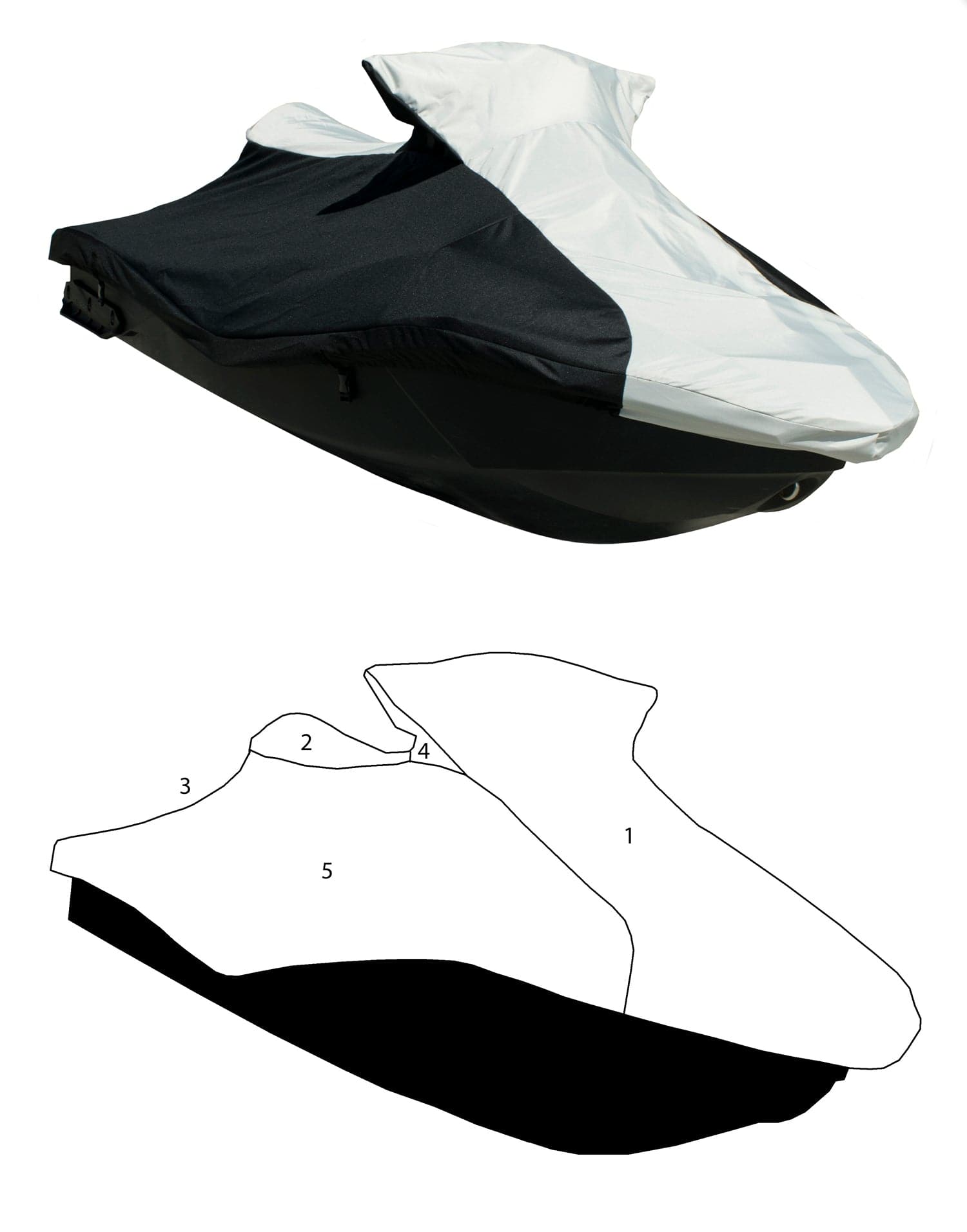 Storage cover for Sea-Doo Spark 2up Jet Ski