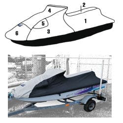 Custom storage cover for Yamaha Venture 760 WaveRunner Jet Ski
