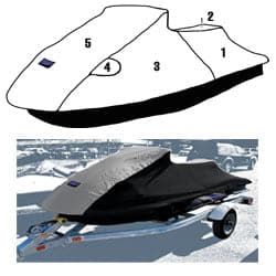 Custom storage cover for Yamaha 2005-2009 Wave Runner VX110 Deluxe & Cruiser Jet Ski