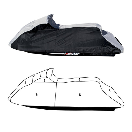 Custom vented storage cover for Yamaha VX Cruiser 2019-2020 WaveRunner Jet Ski