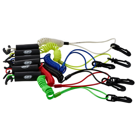 Floating lanyard for Kawasaki, Polaris, Tigershark, Aquatrax and WetJet personal watercraft; fits Honda and Jet Ski models