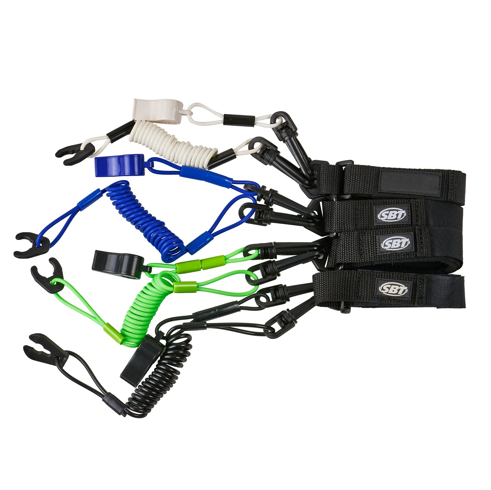 Floating wrist lanyard with whistle for Kawasaki and Polaris personal watercraft, fits Tigershark Jet Ski models