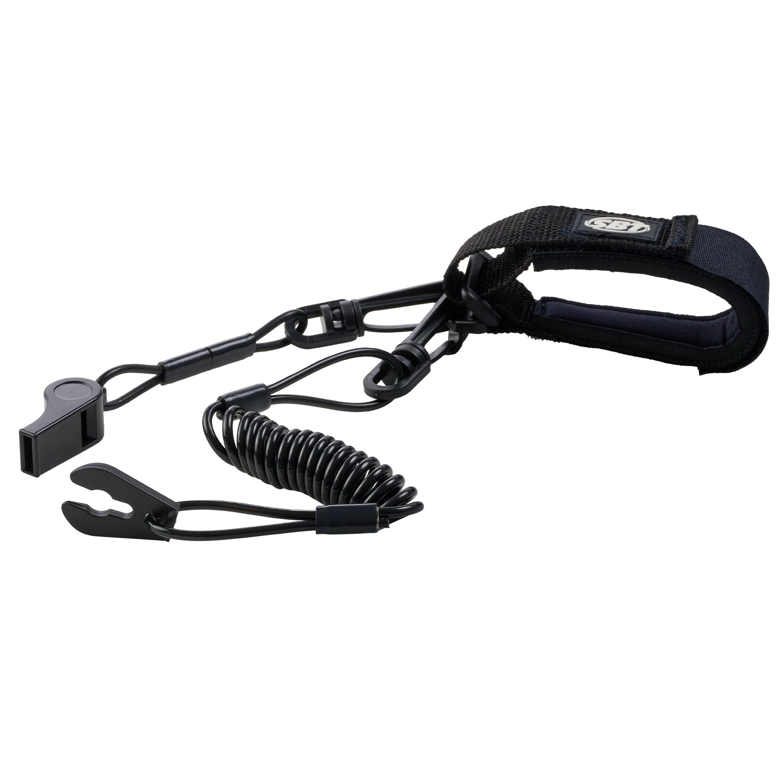 Floating wrist lanyard with whistle for Kawasaki and Polaris personal watercraft, fits Tigershark Jet Ski models