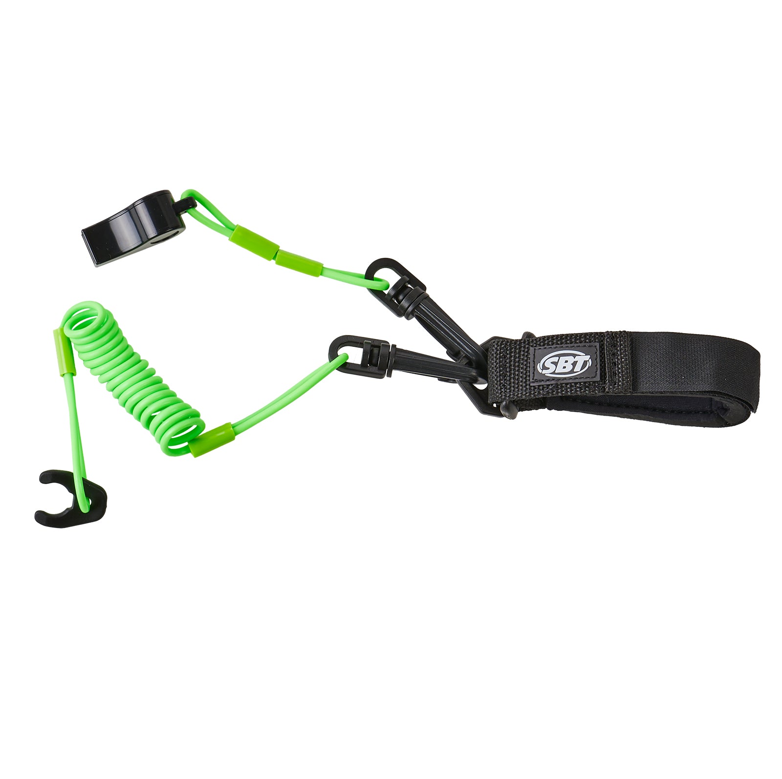 Floating wrist lanyard with whistle for Kawasaki and Polaris personal watercraft, fits Tigershark Jet Ski models