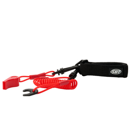 Floating wrist lanyard with whistle for Kawasaki and Polaris personal watercraft, fits Tigershark Jet Ski models