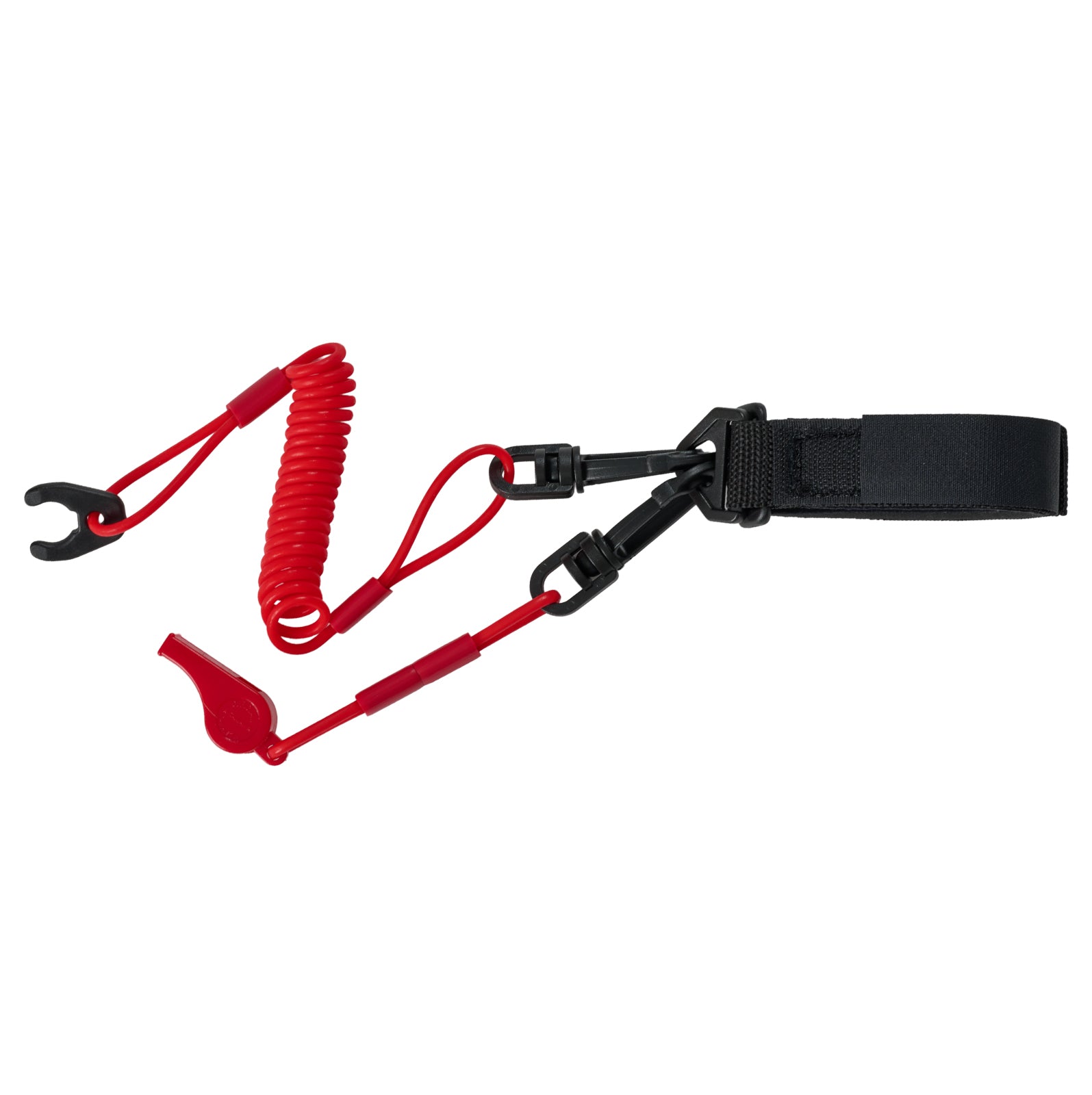 Floating wrist lanyard with whistle for Kawasaki and Polaris personal watercraft, fits Tigershark Jet Ski models